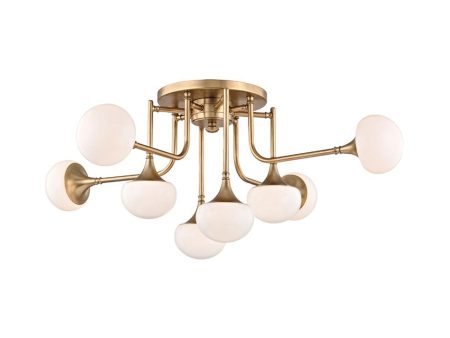 Flemming LED Semi-Flush Mount Ceiling Light For Discount