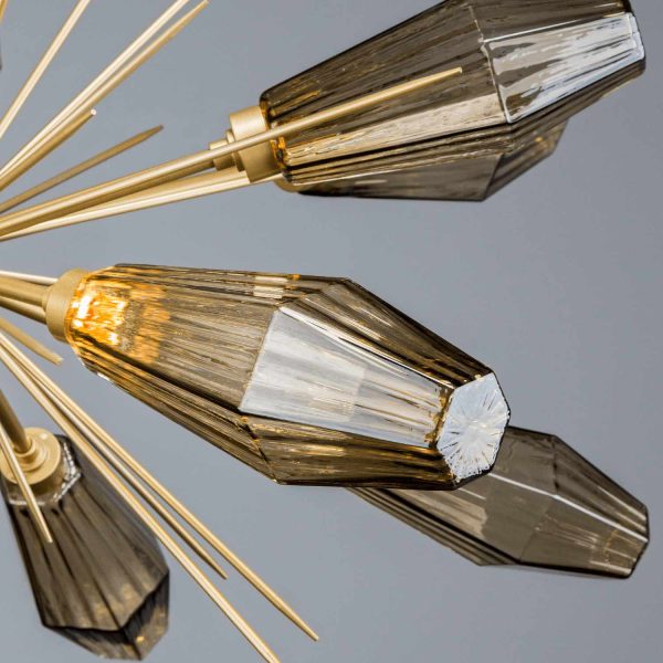 Aalto Oval Starburst LED Chandelier Cheap