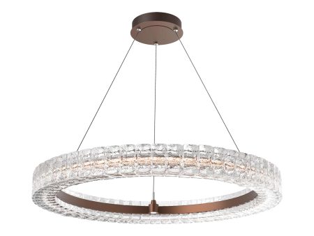 Asscher LED Chandelier For Sale