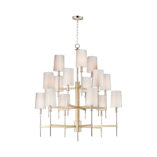 Uptown Multi Tier Chandelier For Sale