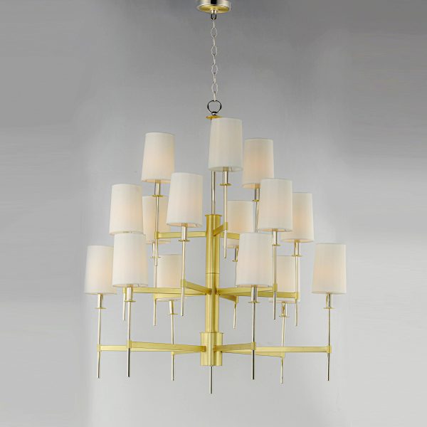 Uptown Multi Tier Chandelier For Sale