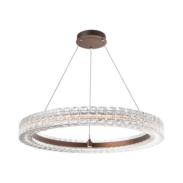 Asscher LED Chandelier For Sale