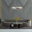 Asscher LED Chandelier For Sale